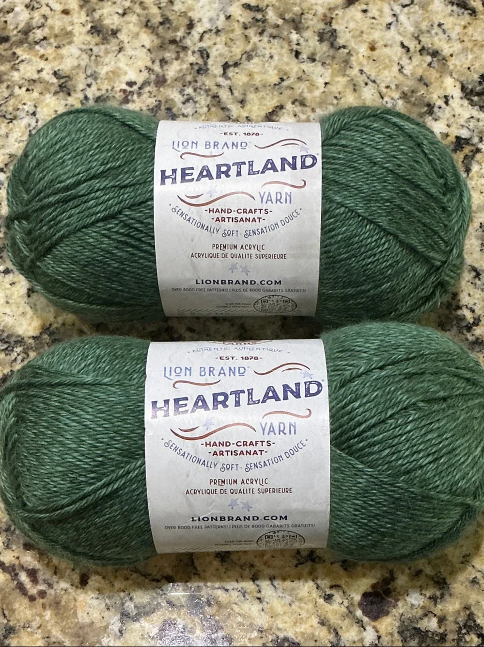 Lion Brand Heartland Yarn in Rocky Mountains - 2 Skeins - Picture 1 of 8